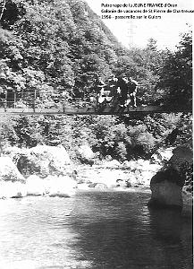 1956 passerelle sur le Guiers